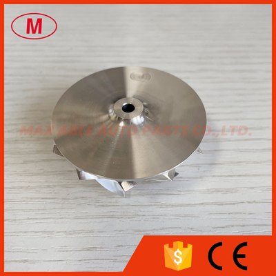 GT12 42.00/50.96mm 6+6 blades high performance Turbo milling/aluminum 2618/billet compressor wheel