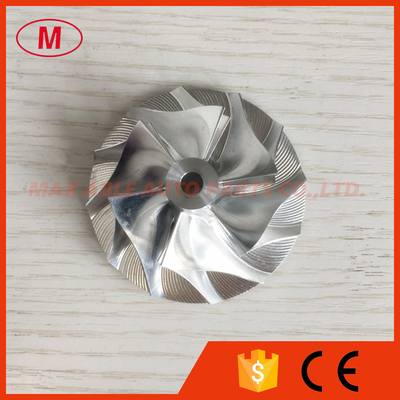 CT10V 38.87/58.01mm 17291-0L040 17201-0L040 6+6 blades turbo billet/milling/aluminum 2618 compressor wheel