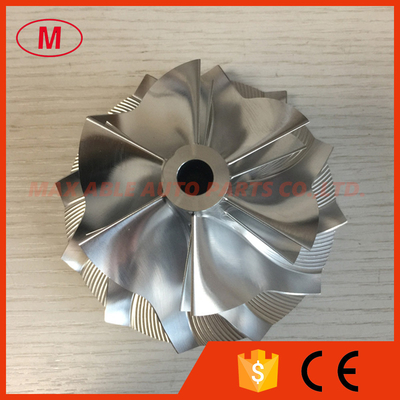 S400 171691 74.53/101.44mm 6+6 blades Turbo Billet/milling/aluminum 2024 compressor wheel for S374/S375 : 171702(S400SX