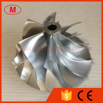 S400 171691 74.53/101.44mm 6+6 blades Turbo Billet/milling/aluminum 2024 compressor wheel for S374/S375 : 171702(S400SX