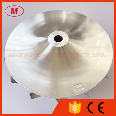 T51RSPL 76.71/102.33mm 7+7 blades high performance racing Turbocharger milling/aluminum 2618/billet compressor wheel