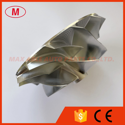 T51RSPL 76.71/102.33mm 7+7 blades high performance racing Turbocharger milling/aluminum 2618/billet compressor wheel