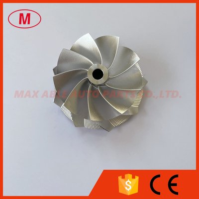 RHF5HB 9+0 blades 51.00/61.98mm point milling high performance Turbocharger milling/aluminum 2618/billet compressor whee