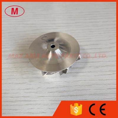 GT12 reverse 33.40/44.01mm 8+0 Blades high performance milling/aluminum 2618/billet compressor wheel
