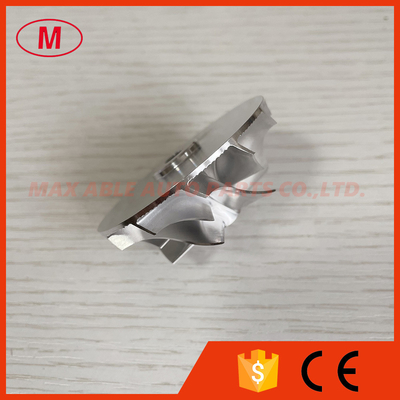 GT35 forward 38.20/55.50mm 6+6 blades turbocharger milling/aluminum 2618/billet compressor wheel