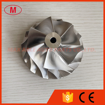 HE451 7+7blades 66.87/93.00mm turbo milling/aluminum 2618/billet compressor wheel