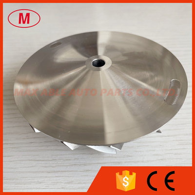 HE451 7+7blades 66.87/93.00mm turbo milling/aluminum 2618/billet compressor wheel