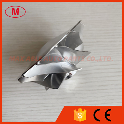 HE451 7+7blades 66.87/93.00mm turbo milling/aluminum 2618/billet compressor wheel