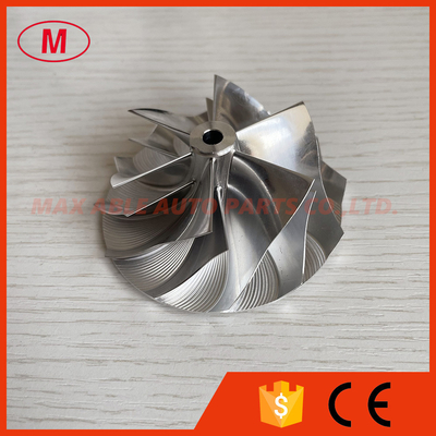 TD04H reverse 53.30/68.00mm 6+6 blades Turbo milling/aluminum 2618/billet compressor wheel