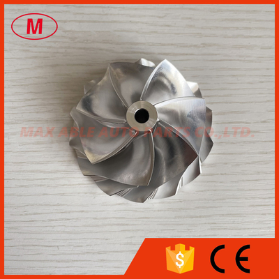 GT30 reverse 57.52/71.40mm 7+7 blades LEP stype milling/aluminum 2618/billet compressor wheel