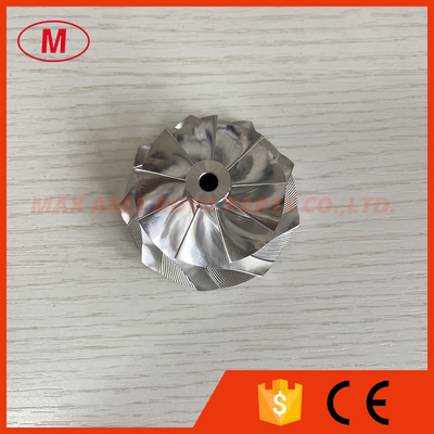 GBC22-350 9+0blades 44.10/56.02mm 121601, 210327 turbo milling/aluminum 2618/billet compressor wheel for 896055-5003S