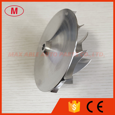 PTE4202R 6+6blades 76.85/102.75mm turbo/milling/aluminum 2618/billet compressor wheel