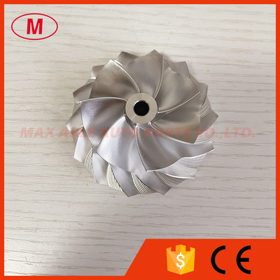 S100 50.00/68.01mm 7+7 blades high performance point milling turbo milling/aluminum 2618/billet compressor wheel