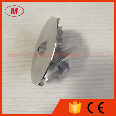 S100 50.00/68.01mm 7+7 blades high performance point milling turbo milling/aluminum 2618/billet compressor wheel