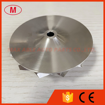 S100 50.00/68.01mm 7+7 blades high performance point milling turbo milling/aluminum 2618/billet compressor wheel