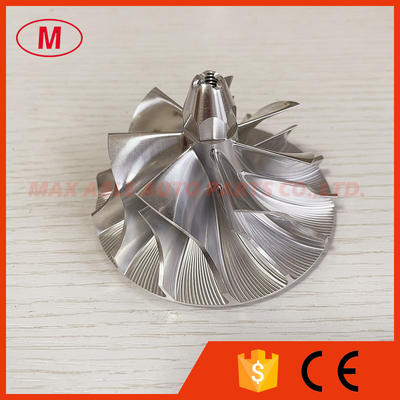 58.74/78.00mm 7+7blades turbo milling/aluminum 2618/billet compressor wheel