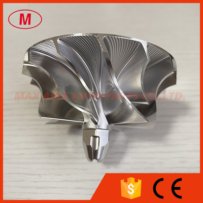 58.74/78.00mm 7+7blades turbo milling/aluminum 2618/billet compressor wheel