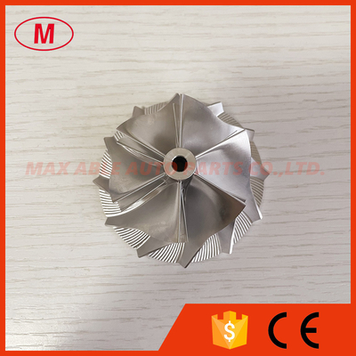 TD04 reverse 50.50/66.00mm 6+6 blades high performance Turbo milling/aluminum 2618/billet compressor wheel