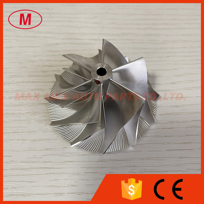 TD04 reverse 50.50/66.00mm 6+6 blades high performance Turbo milling/aluminum 2618/billet compressor wheel