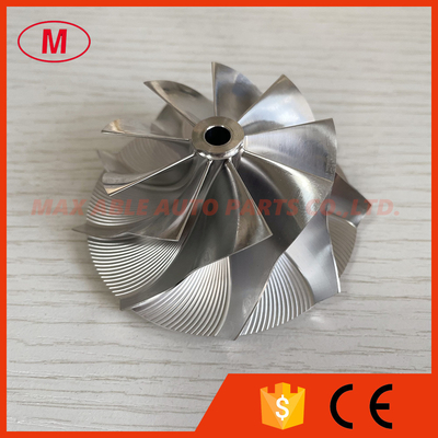 B03G Reverse 53.00/71.00mm 9+0 blades high performance turbo milling/aluminum 2618/billet compressor wheel