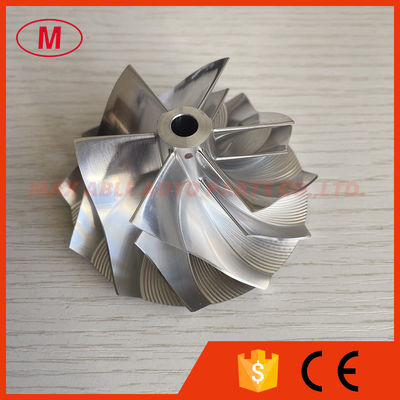 TD05H 54.06/71.40mm 6+6 blades Performance GT30 profile, high Blade turbo milling/aluminum 2618/billet compressor wheel