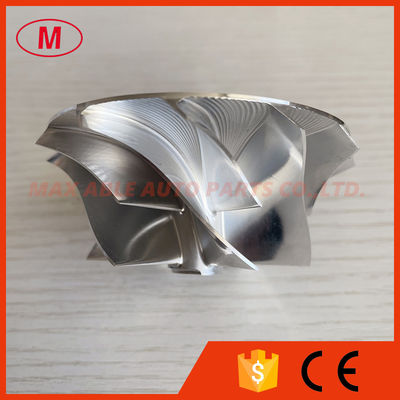 TD05H 54.06/71.40mm 6+6 blades Performance GT30 profile, high Blade turbo milling/aluminum 2618/billet compressor wheel