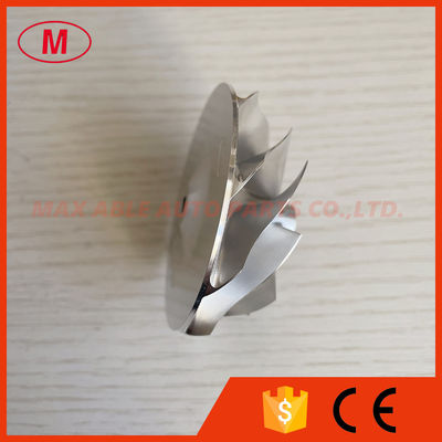 K04 48.35/60.00mm 9+0 Blades Point milling turbo aluminum 2618/Milling/billet compressor wheel