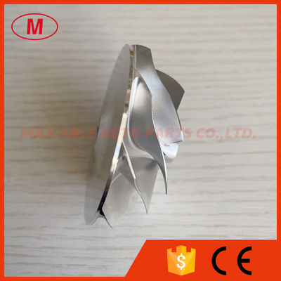 K04 reverse 48.35/60.00mm 9+0 Blades Point milling turbo aluminum 2618/Milling/billet compressor wheel