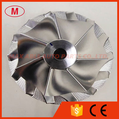 HE300VG/HE351 56.05/86.01mm 7+7 blades LEP style turbo milling/aluminum 2618/billet compressor wheel for Cummins Various