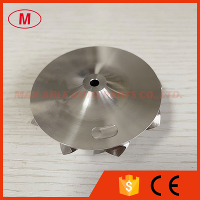 GT12 reverse 46.02/58.00mm 9+0 blades high performance turbo milling/aluminum 2618/billet compressor wheel