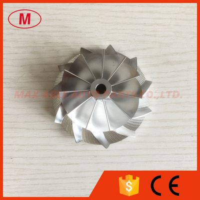 CT26 47.10/63.40mm 11+0 blades Turbo aluminum 2618/milling/Billet compressor wheel for racing