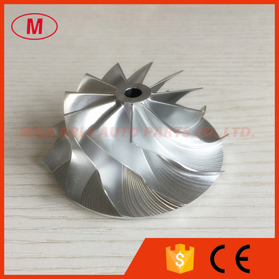 CT26 47.10/63.40mm 11+0 blades Turbo aluminum 2618/milling/Billet compressor wheel for racing