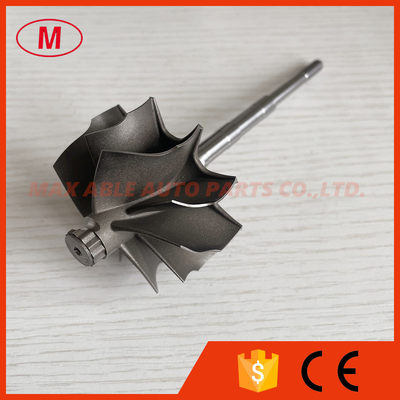 GT3076R GTX3076R GTX3067R reverse 55/60mm 5+5 blades ball bearing turbo turbine wheel shaft / turbine shaft&wheel