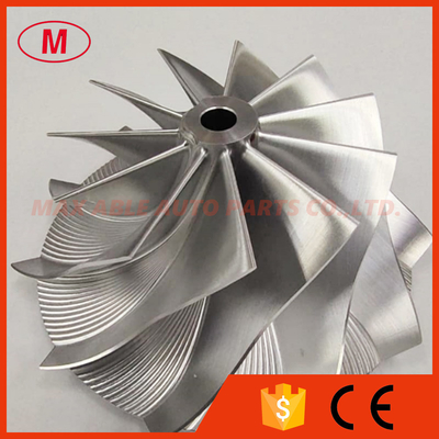 TD05H reverse 62.45/82.36mm 11+0 blades performance racing turbocharger milling/aluminum 2618/billet compressor wheel