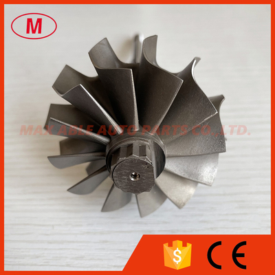 TE06H 58.5X67.5mm 12 blades turbine shaft wheel/Turbo wheel/turbine wheel and shaft