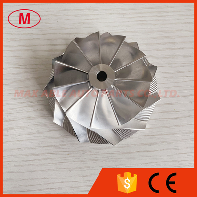 GTX3582 forward 9833-2 62.45/82.36mm 11+0 blades turbocharger milling/aluminum 2618/billet compressor wheel