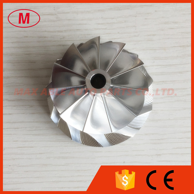 K27 46.80/59.95mm 11+0 blades turbo aluminum 2024/milling/ Billet compressor wheel