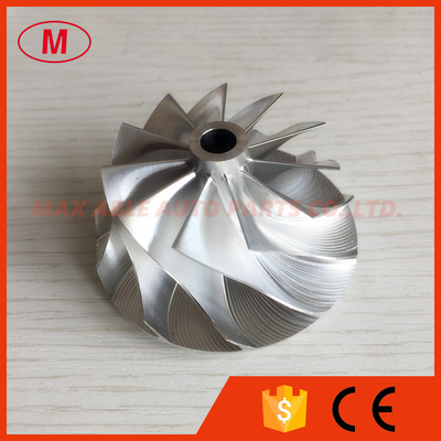 K27 46.80/59.95mm 11+0 blades turbo aluminum 2024/milling/ Billet compressor wheel