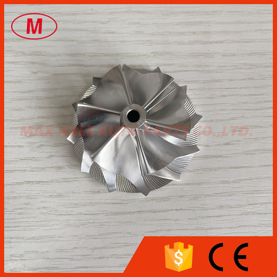 K04 43.50/56.08mm 6+6 blades 5306-123-2016 upgrade performance Turbo aluminum 2618/billet compressor wheel