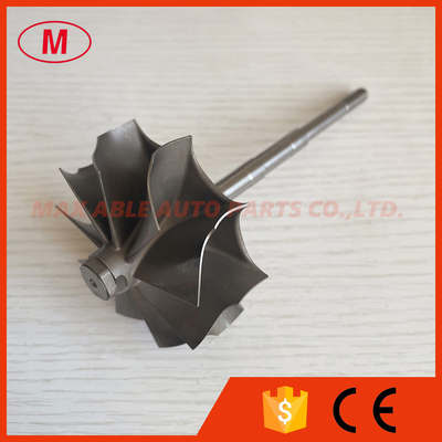 GT3582R 62.35X68mm 9 blades ball bearing turbo turbine wheel shaft / turbine shaft&wheel