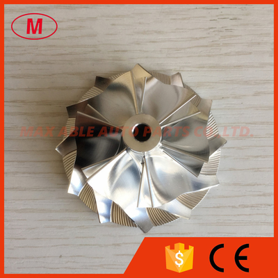 TD04HL 41.58/56.02mm 6+6 blades Turbocharger milling/aluminum 2618/billet compressor wheel for 707114-0001 IVECO