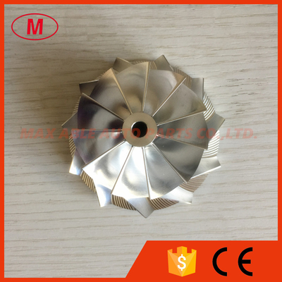 GTX3071 XX8849-2 54.06/71.40mm 11+0 blades performance bore:5.99 turbo billet compressor wheel for  803712-0001/700711