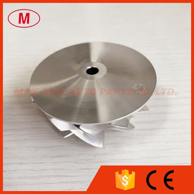 G25-550 48.35/60.00MM 7+7 BLADES LEP STYLE TURBO ALUMINUM 2618/BILLET COMPRESSOR WHEEL FOR 871389-5004S/871389-5005S