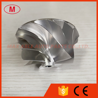 G25-550 48.35/60.00MM 7+7 BLADES LEP STYLE TURBO ALUMINUM 2618/BILLET COMPRESSOR WHEEL FOR 871389-5004S/871389-5005S