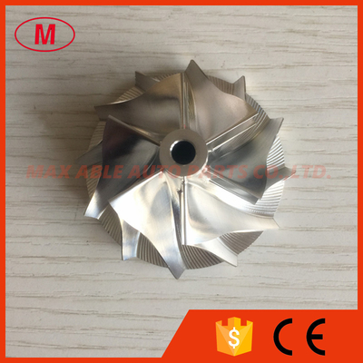 GT15-25 38.62/52.19mm 6+6 Blades 436131-0002 billet/aluminum 2024/milling turbocharger compressor wheel for 452204
