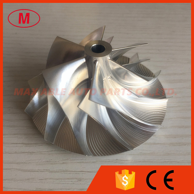 TD05H 6+6 blades 54.90/76.13mm forward high performance Turbocharger Billet/milling/aluminum 2618 compressor wheel