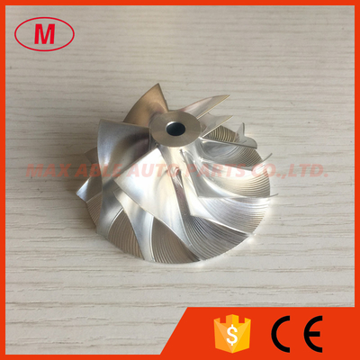 TD04HL 15G 43.38/55.69mm 6+6 blades 49189-40300 1401-404-415 Turbocharger milling/aluminum 2618/billet compressor wheel