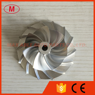 TD05H 52.56/80mm 7+7 blades high performance point milling Turbocharger milling/aluminum 2618/billet compressor wheel