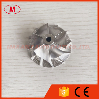 RHB5 37.06/52.50mm 6+6 blades turbo milling/Aluminum 2618/billet compressor wheel for MYBG/MYBGE VA180088/VB180088