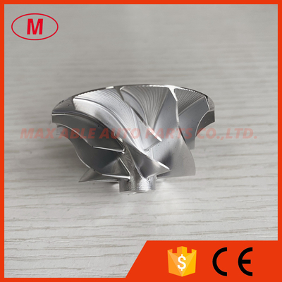 RHB5 37.06/52.50mm 6+6 blades turbo milling/Aluminum 2618/billet compressor wheel for MYBG/MYBGE VA180088/VB180088